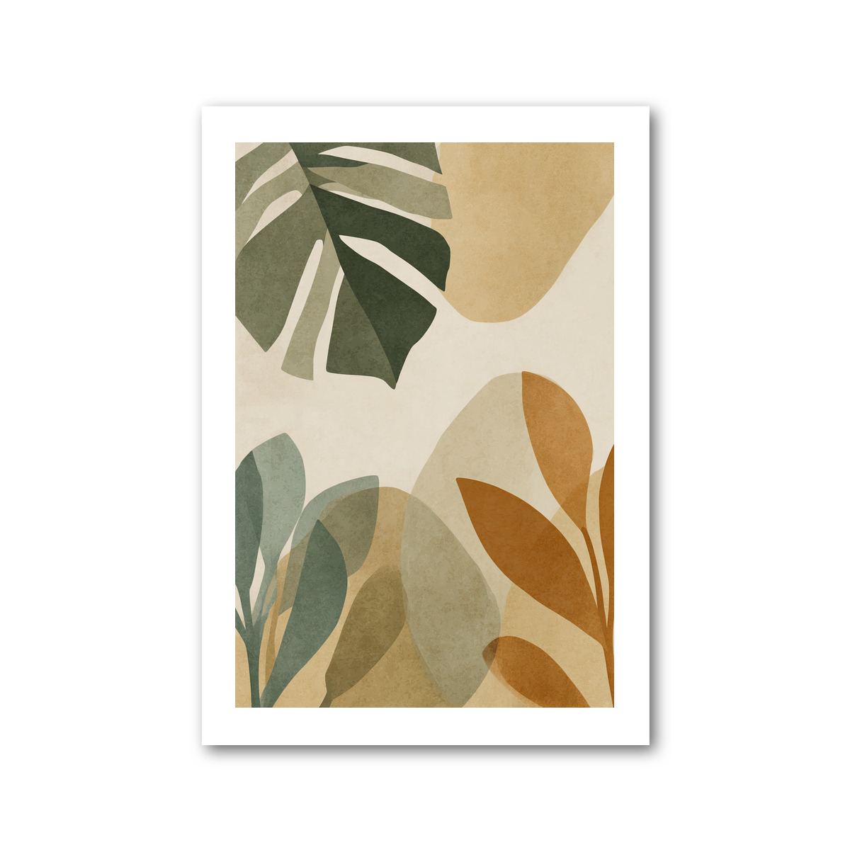 Scandinavian Wall Art Monstera Palm Premium Giclée Art Print